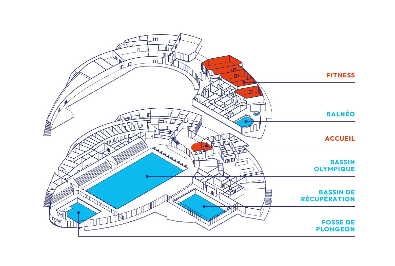AquaVal plan des étages
