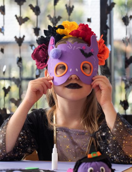 Atelier masque Halloween