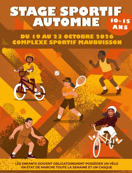 affiche stage automne