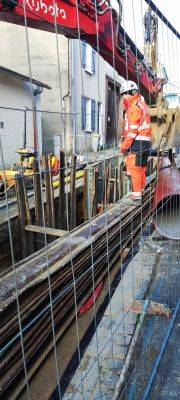 chantier rue de la croix à Herblay