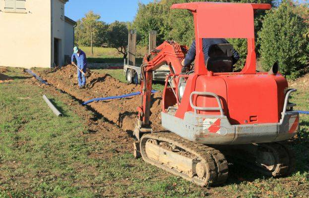 Travaux d'assainissement