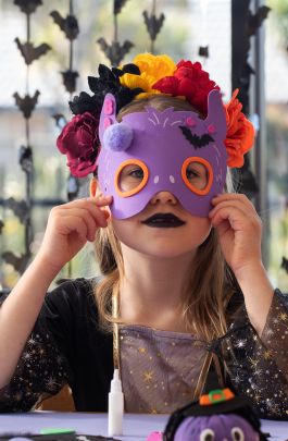 Atelier masque Halloween