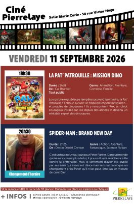 Ciné Pierrelaye | Pat' Patrouille et Spider-Man
