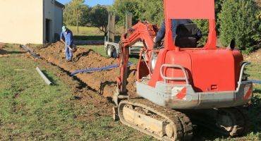 Travaux d'assainissement
