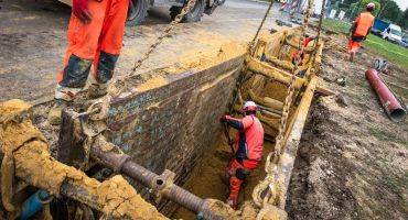 Travaux d'assainissement