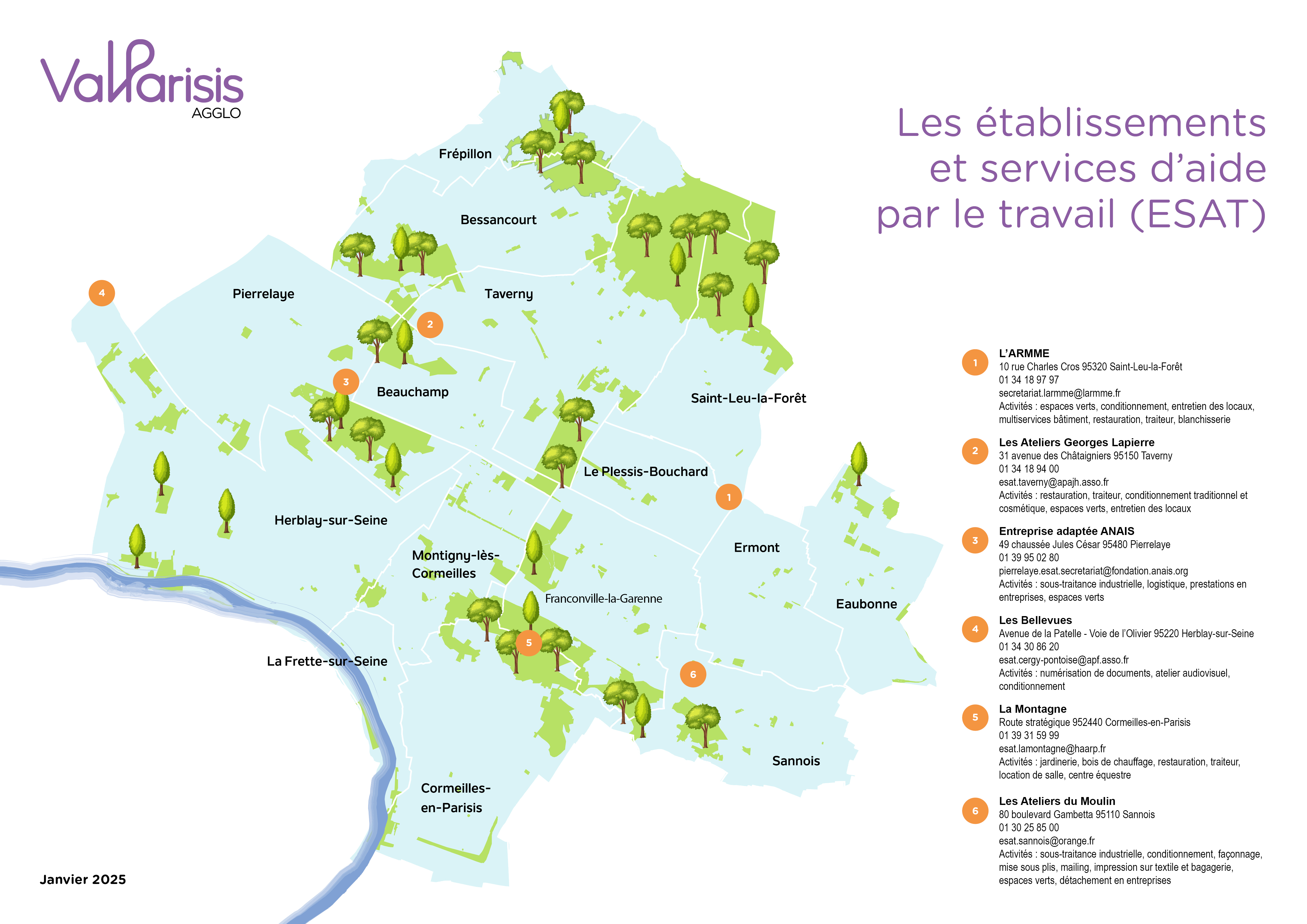 ESAT et Entreprises Adaptées Val Parisis 2025