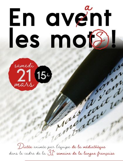 En avant les mots | Dictée
