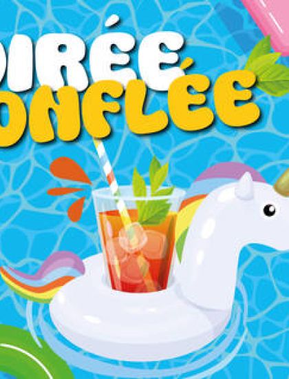 Soirée gonflée à la piscine