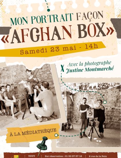 Mon portrait façon Afghan box | Justine Montmarché
