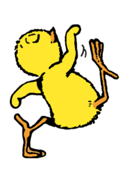 Poussin de Ponti marchant