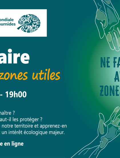 Webinaire « Zones humides, zones utiles »