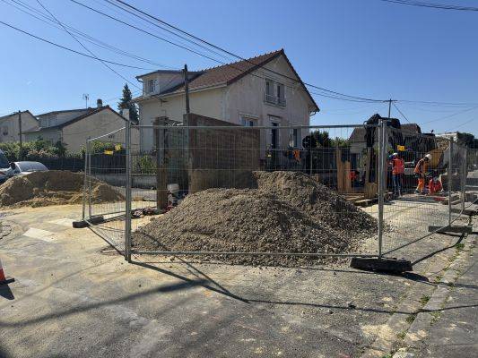 Travaux d'assainissement