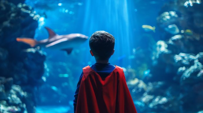 Super héros aquatique