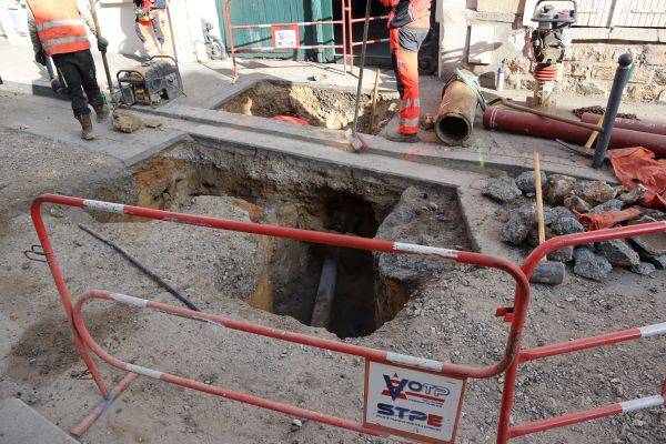 travaux rue de la croix