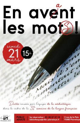 En avant les mots | Dictée