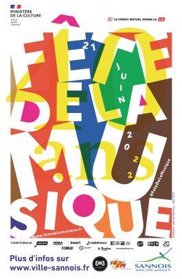 Affiche fête de la musique 
