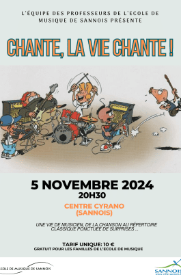 concert "chante la vie chante"