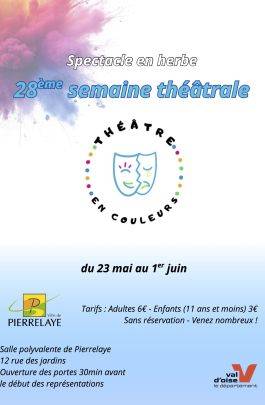 Affiche semaine théâtrale 2025