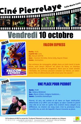 Ciné pierrelaye 10 octobre 2025