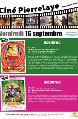 Ciné Pierrelaye du 16 septembre