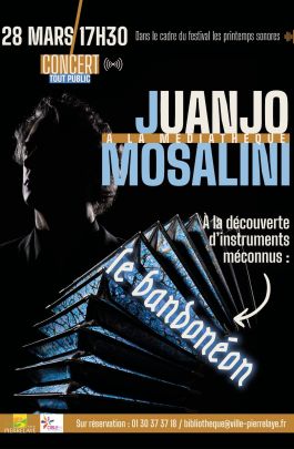 Juanjo Mosalini en concert - le bandonéon