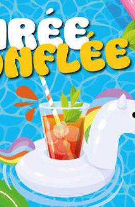 Soirée gonflée à la piscine