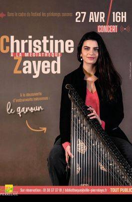 Christine Zayed en concert - À la recherche d'instruments méconnus