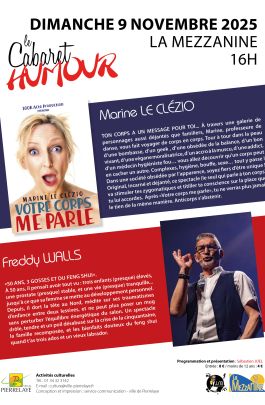 Cabaret humour 2025 | Marine Le Clézio et Freddy Walls