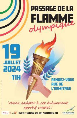 Passage de la flamme olympique 2024