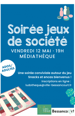 Soirée jeux de société