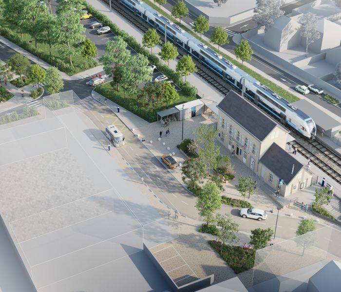 Pôle gare Pierrelaye